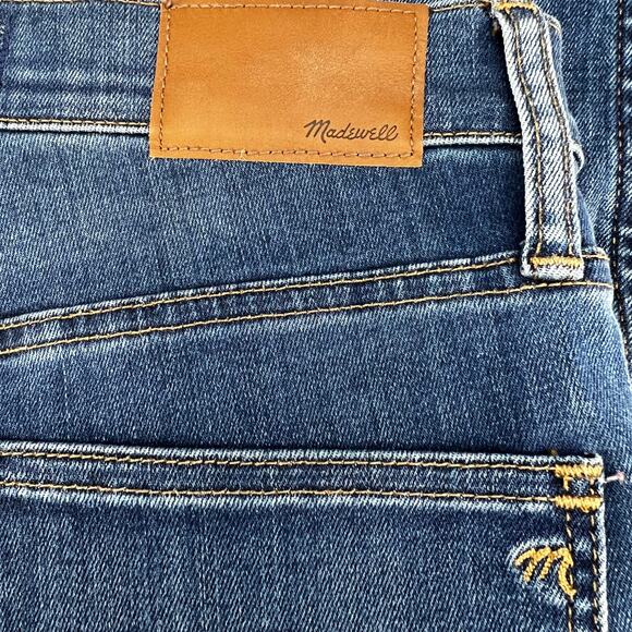 Madewell Jeans Women's 25 (2) Blue 10" High Rise Skinny Crop Button Fly Normcore - Picture 5 of 13